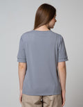 Connexion Short Sleeve Blouse Layer Frill Sleeve