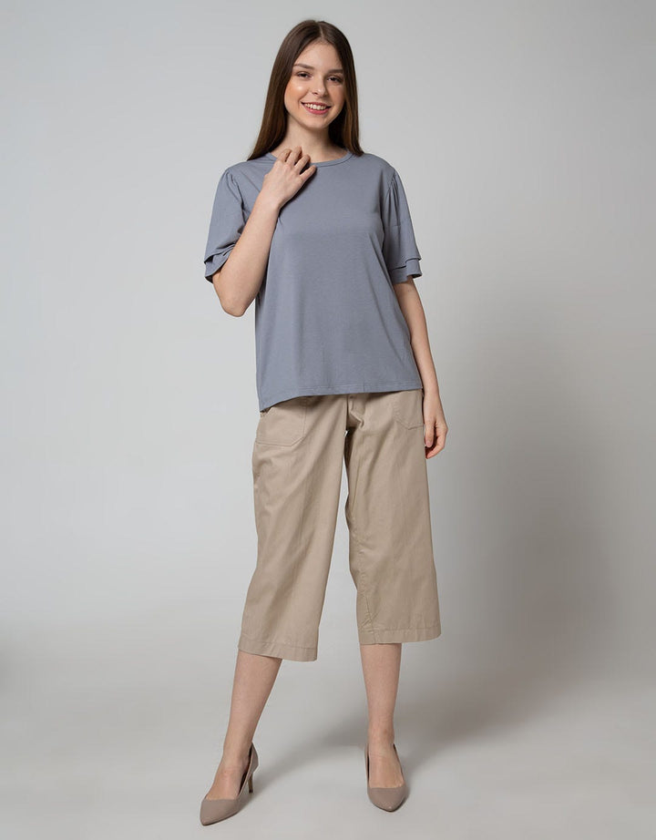 Connexion Short Sleeve Blouse Layer Frill Sleeve