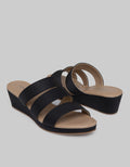 Connexion Slipper Sandals Women Triple Strap