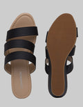 Connexion Slipper Sandals Women Triple Strap
