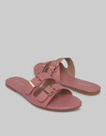 Nevada Slip On Woman Two Buckle Strap