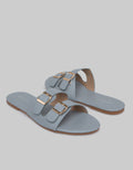 Nevada Slip On Woman Two Buckle Strap