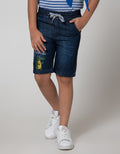 Little M Denim Shorts Karet Buaya