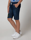 Little M Denim Shorts Karet Buaya