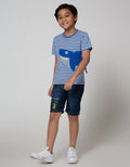 Little M Denim Shorts Karet Buaya