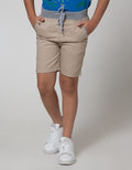 Little M Short Pants Woven Basic Solid Rib