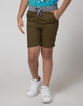 Little M Short Pants Woven Basic Solid Rib