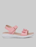 Nevada Ankle Strap Sandals Girls With Ribbon