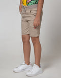 Little M Short Pants Woven Basic Solid Rib