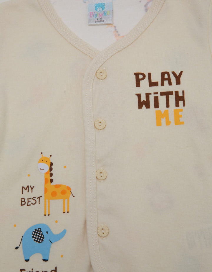 Pipiniko Long Sleeve T-Shirt Giraffe Combination