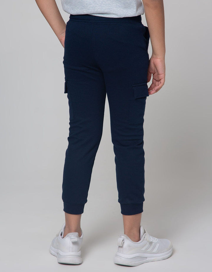 Little M Jogger Cut N Sewn Terry Cargo