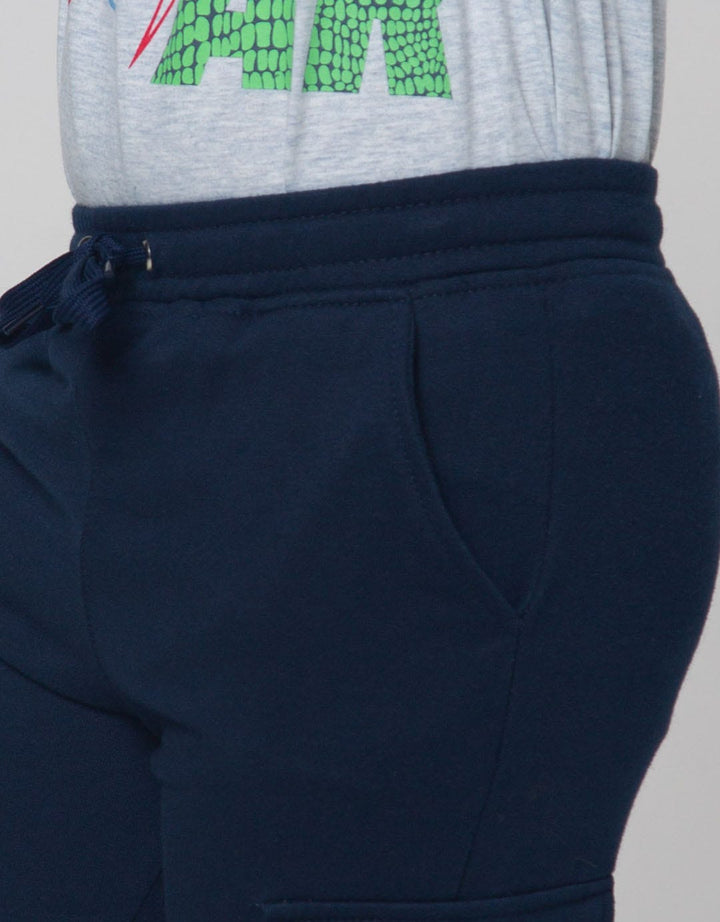Little M Jogger Cut N Sewn Terry Cargo