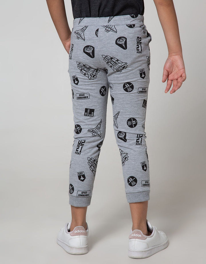 Little M Jogger Cut N Sewn Airplane