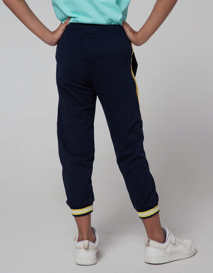 Little M Jogger Cut N Sewn Baby Terry Embroidery