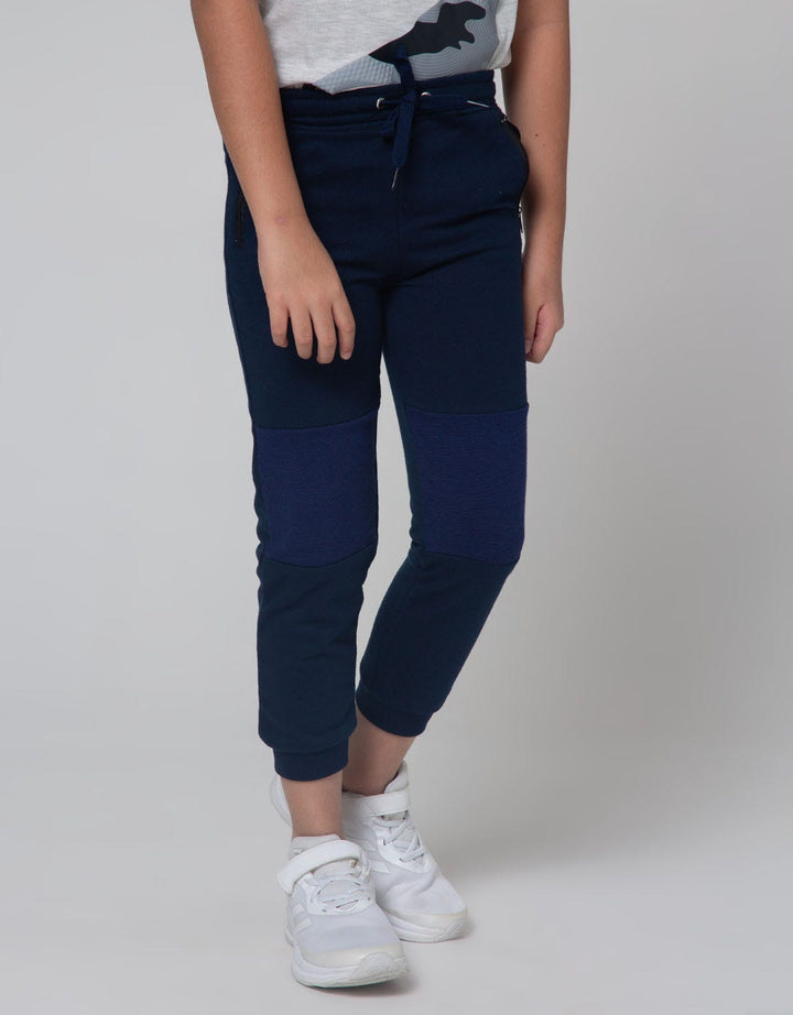 Little M Jogger Cut N Sewn Terry Zipper