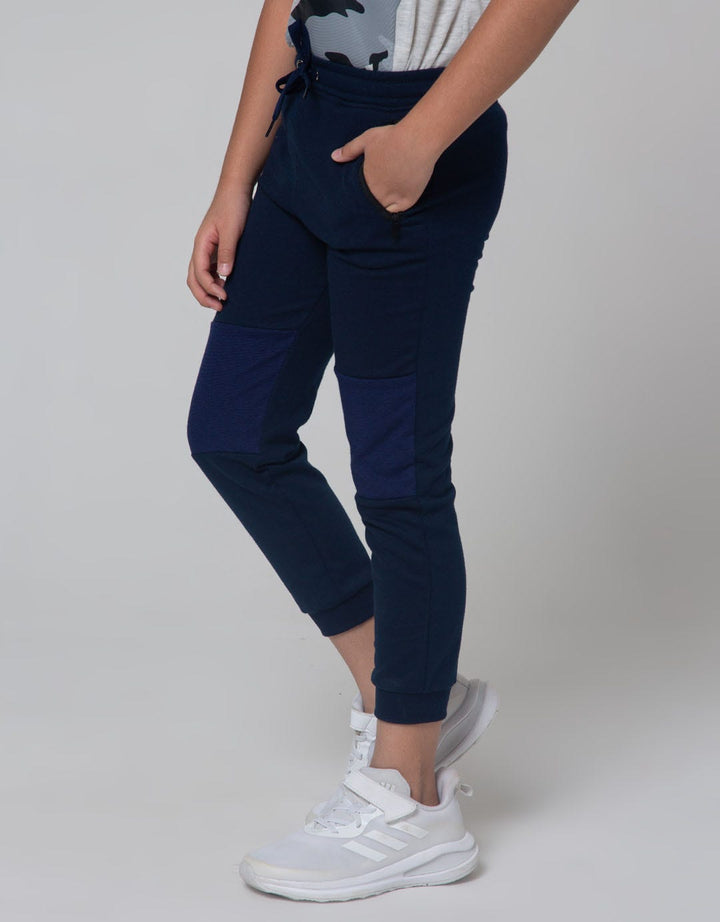 Little M Jogger Cut N Sewn Terry Zipper