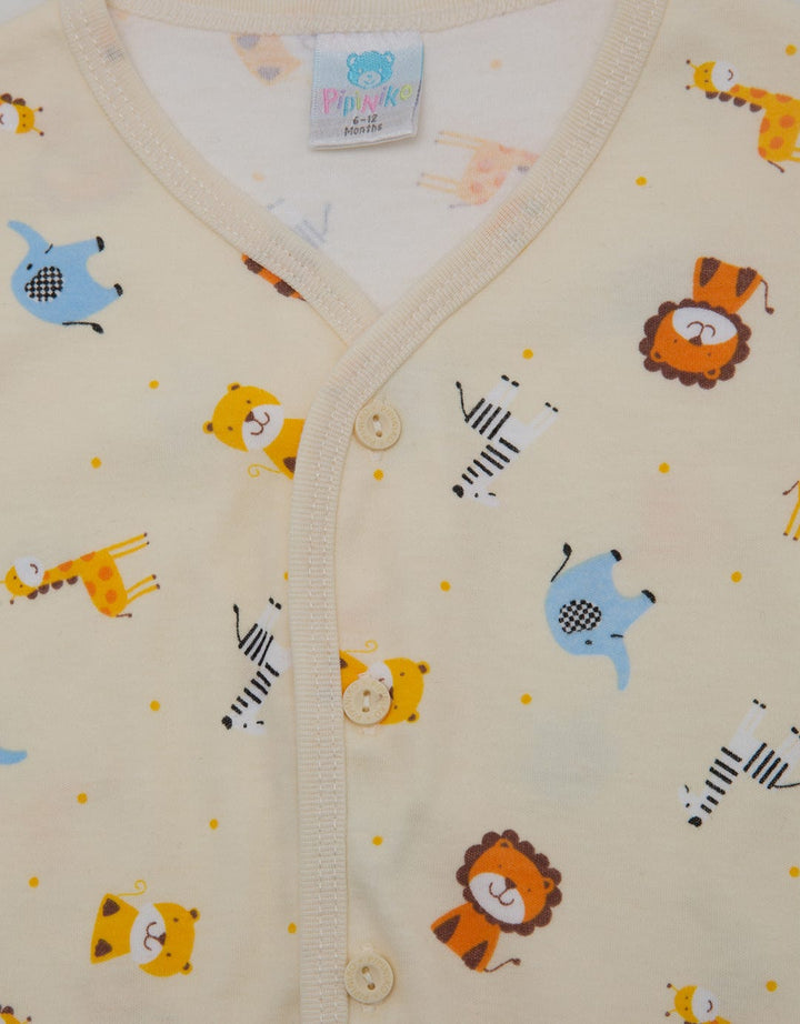 Pipiniko Short Sleeve T-Shirt Print Lion N Friend