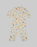 Pipiniko Top - Bottom Set Boys Full Print Lion N Friend
