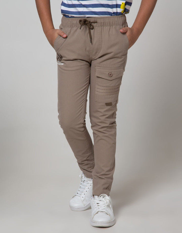 Little M Long Pants Woven Karet Kantong Depan