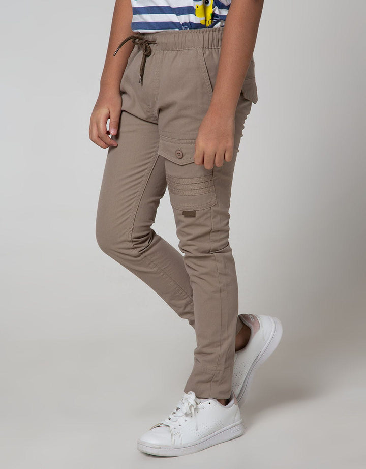 Little M Long Pants Woven Karet Kantong Depan