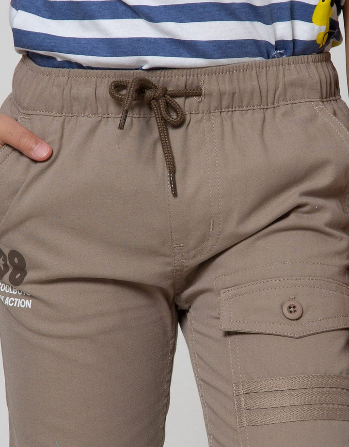 Little M Long Pants Woven Karet Kantong Depan