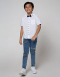 Little M Denim Long Pants Karet Non Stretch