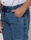 Little M Denim Long Pants Karet Non Stretch