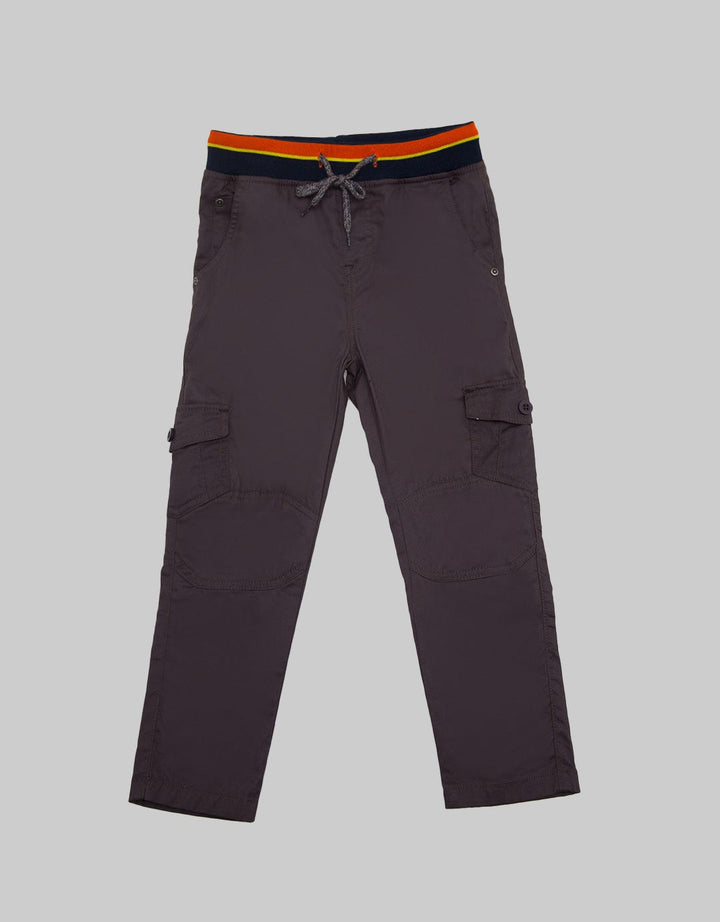 Little M Long Pants Woven  Rib Non St