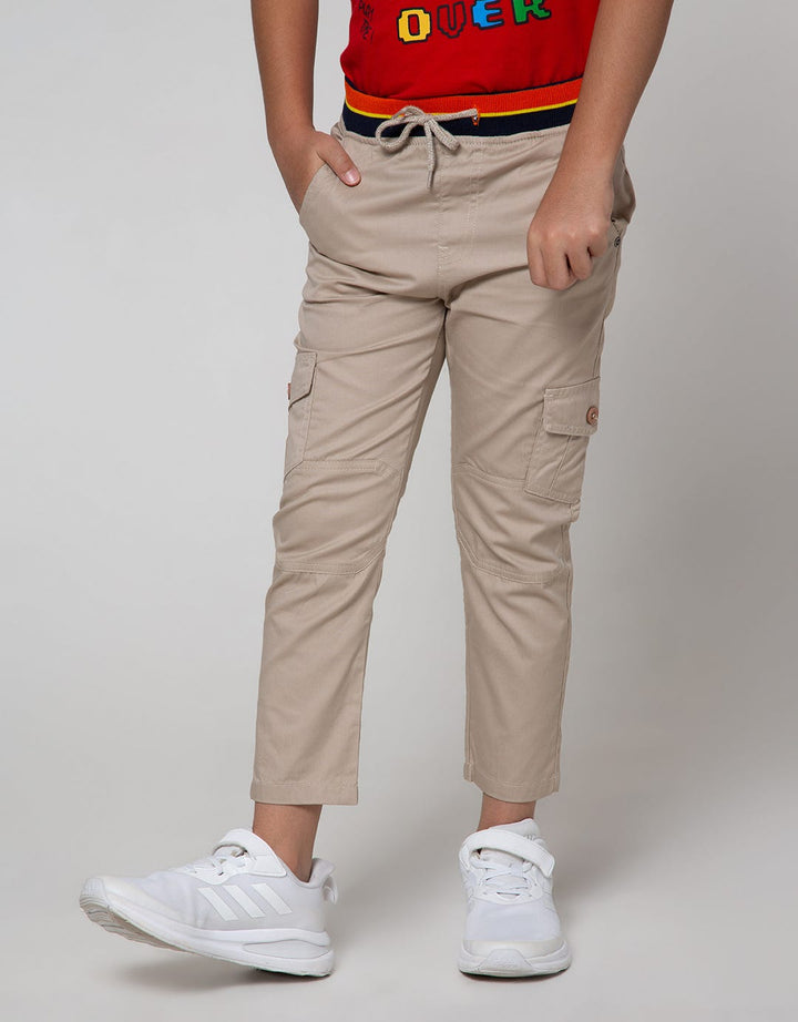 Little M Long Pants Woven  Rib Non St