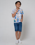 Little M Short Sleeve T-Shirt Pesawat Aplikasi