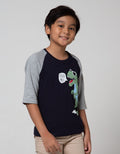 Little M 34 Raglan T-Shirt Dino