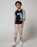 Little M 34 Raglan T-Shirt Dino
