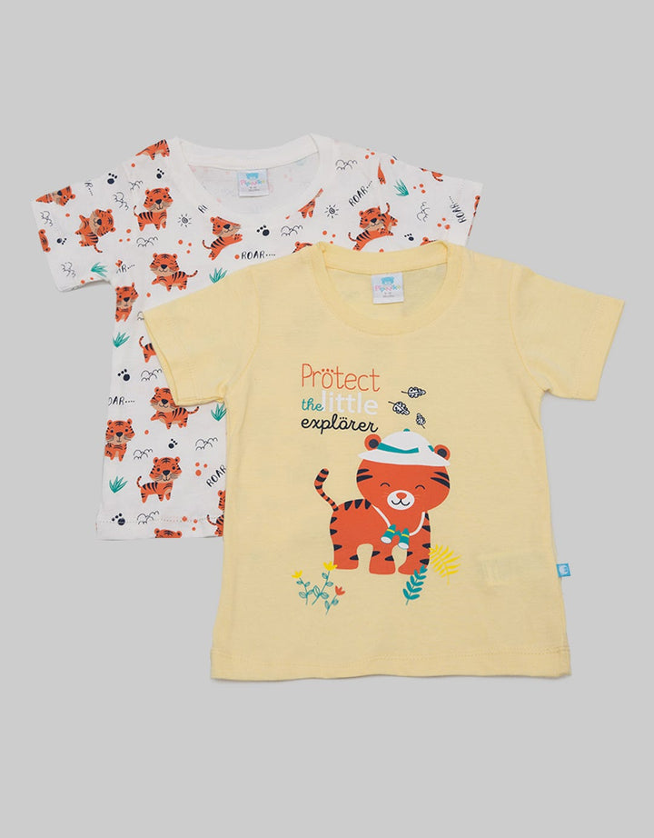 Pipiniko Short Sleeve T-Shirt Pack 2 Pcs Top Litlle Explorer