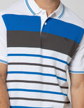 Walrus Two Tone Striped Polo Shirt