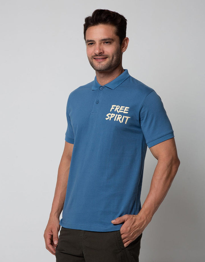 Nevada Short Sleeve Polo Shirt Print Hawaiian Ocean