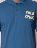 Nevada Short Sleeve Polo Shirt Print Hawaiian Ocean