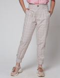 Details Checkers All Celana Panjang Wanita