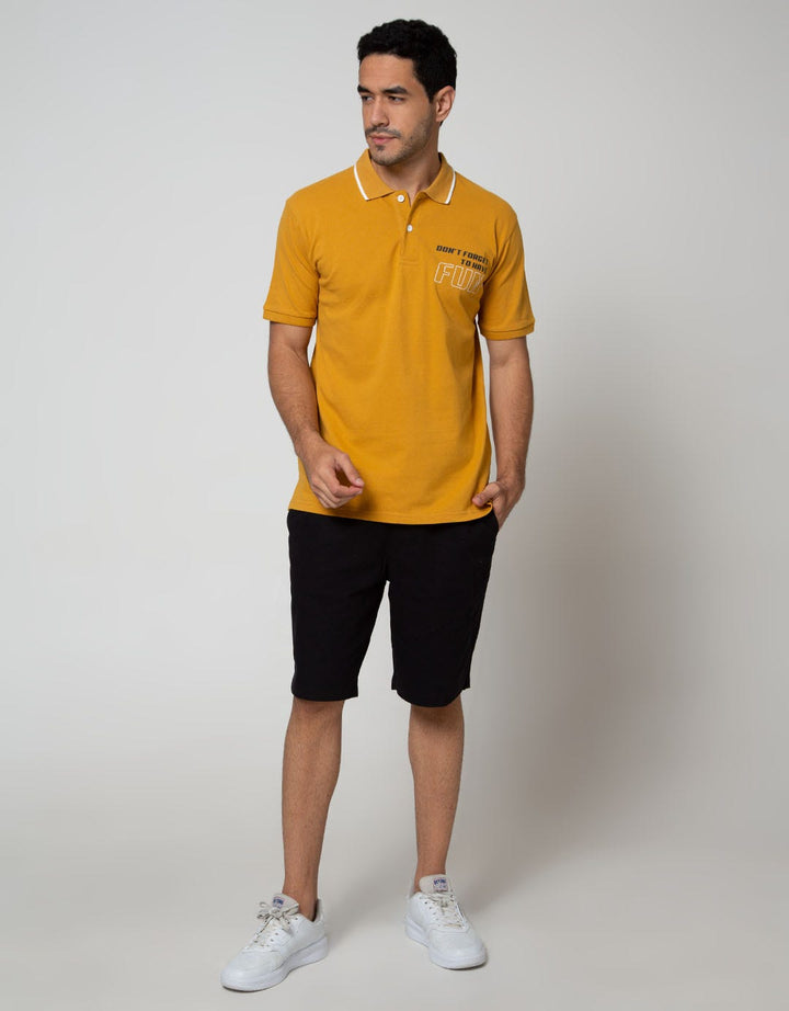 Nevada Short Sleeve Polo Shirt Print Fun