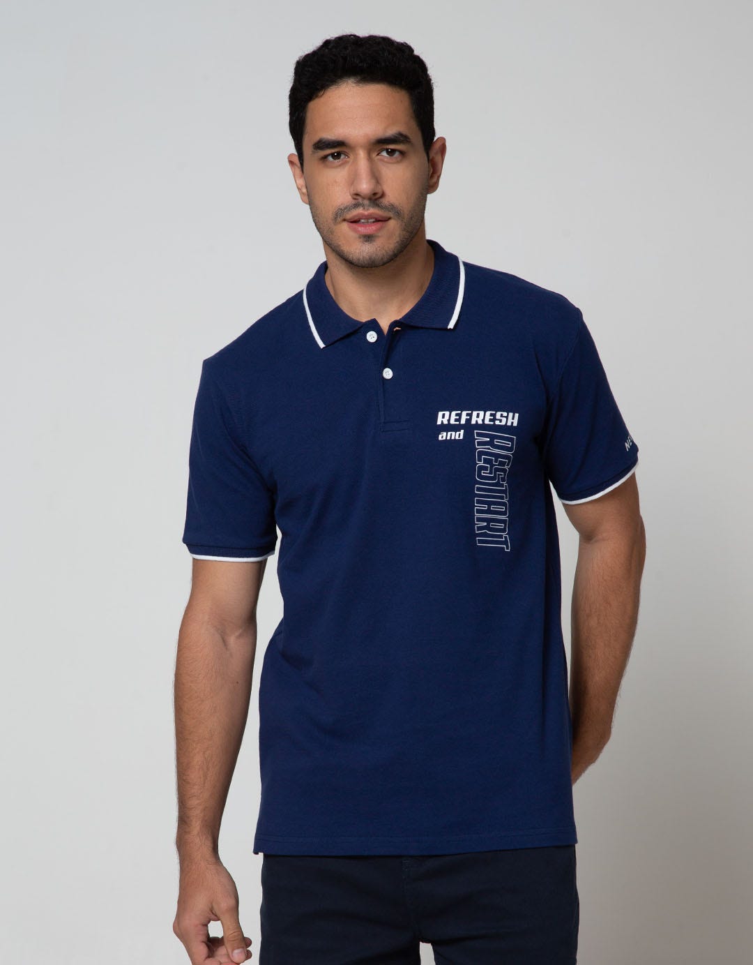 Nevada Short Sleeve Polo Shirt Print Refresh