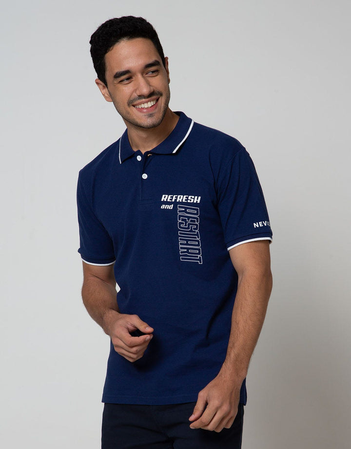Nevada Short Sleeve Polo Shirt Print Refresh