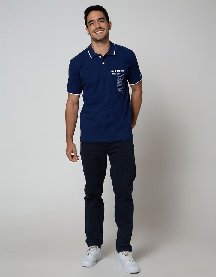 Nevada Short Sleeve Polo Shirt Print Refresh