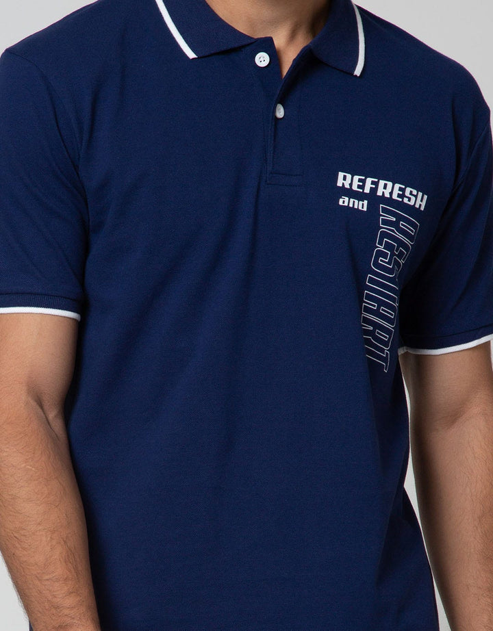 Nevada Short Sleeve Polo Shirt Print Refresh