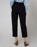 Details Long Pants Semi Tapered Button Opening And Bottom