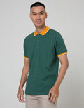 Nevada Short Sleeve Polo Shirt Jersey Contrast Collar Color