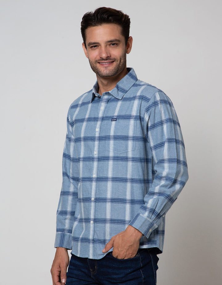 Nevada Long Sleeve Shirt Checked Casual