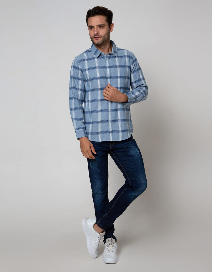 Nevada Long Sleeve Shirt Checked Casual