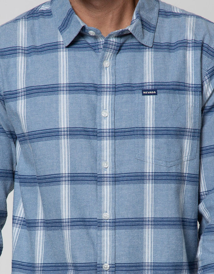 Nevada Long Sleeve Shirt Checked Casual