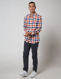 Nevada Long Sleeve Shirt Checked Motif Flannel