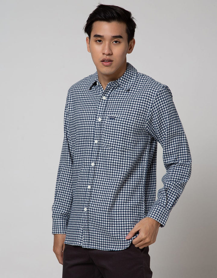 Nevada Long Sleeve Shirt Checked Flannel