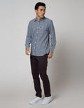Nevada Long Sleeve Shirt Checked Flannel